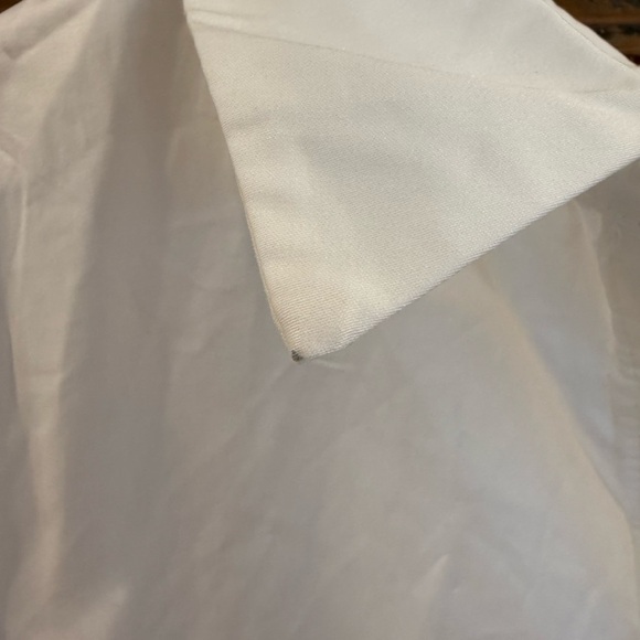 English Factory White Pleated Mini Dress with Cuffed Sleeves - Picture 2 of 8